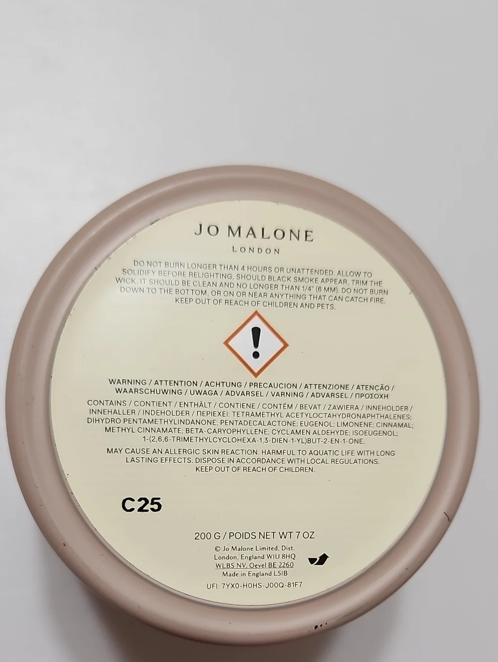 JO MALONE LONDON Little Greene Pomergranate Noir Scented Candle